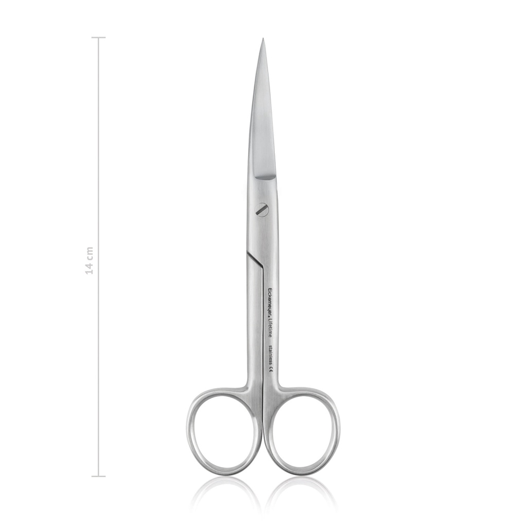 [970514] Schere chirurgisch, sp/sp, gebogen, 14 cm 