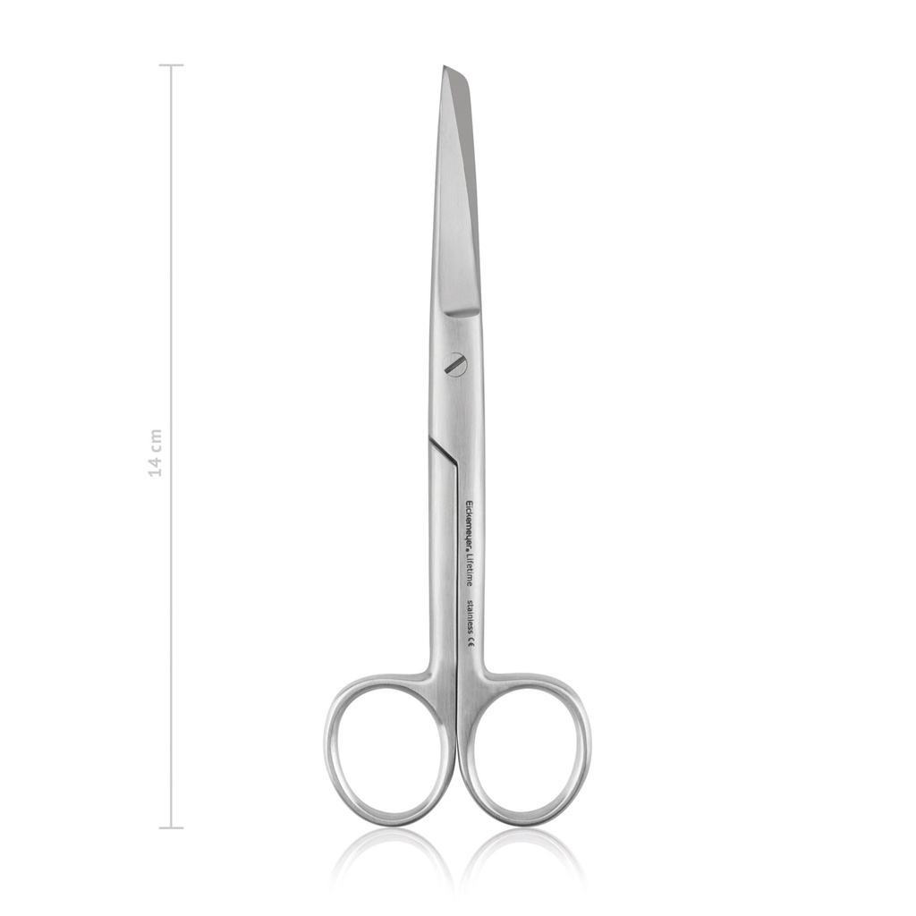 [970214] Schere chirurgisch, sp/st, gerade, 14 cm 