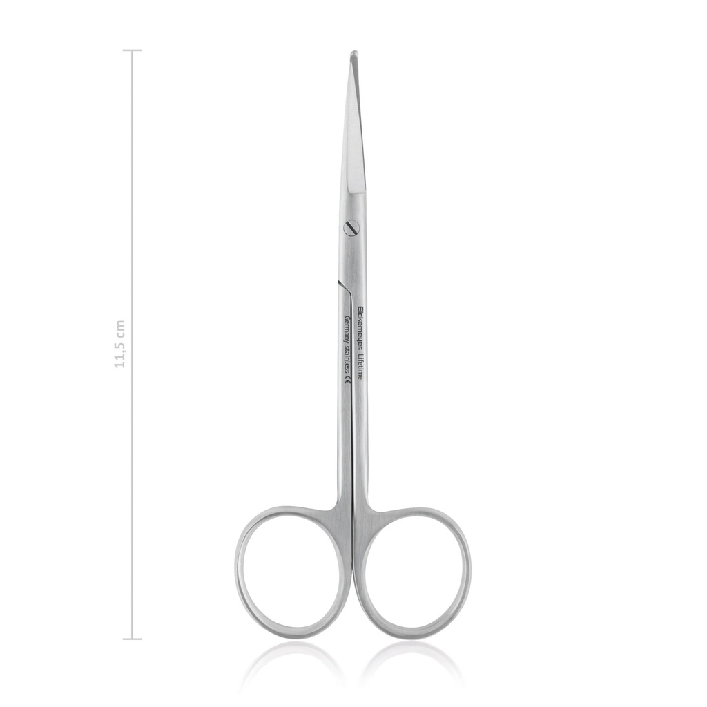 Knopf-Schere STEVENS, fein, mit Knopf, 11,5 cm, gerade