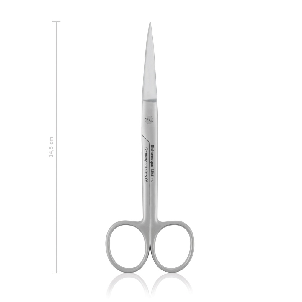 Chirurgische Schere STANDARD, spitz/spitz, 14,5 cm, gebogen