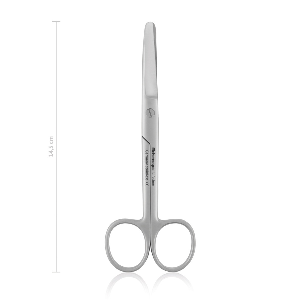 [114114] Chirurgische Schere STANDARD, stumpf/stumpf, 14,5 cm, gebogen