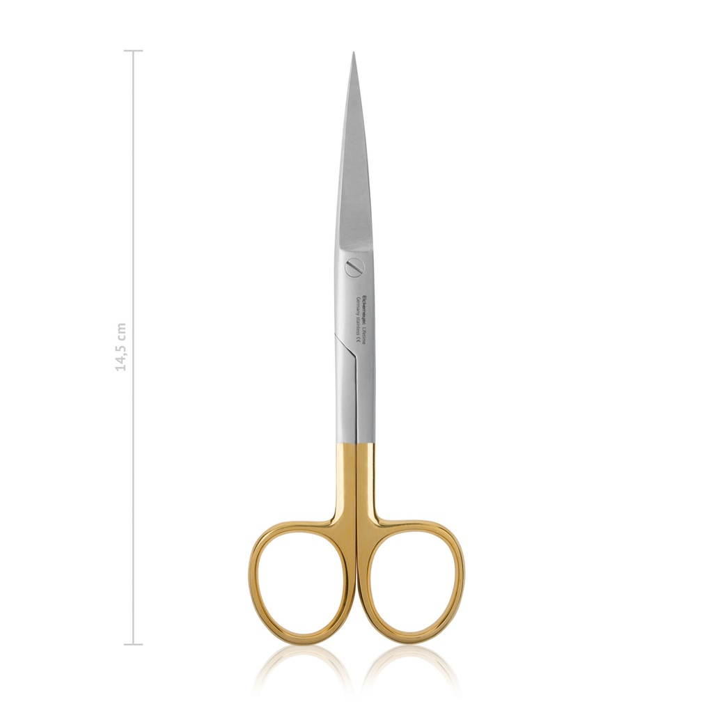 Chirurgische Schere STANDARD, spitz/spitz, 14,5 cm, gerade, TC