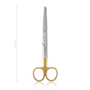 Chirurgische Schere STANDARD, spitz/stumpf, 16,5 cm, gebogen, TC
