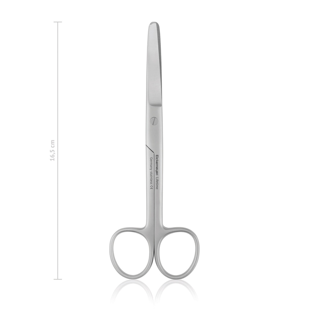 [114116] Chirurgische Schere STANDARD, stumpf/stumpf, 16,5 cm, gebogen