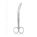 Chirurgische Schere BUSCH, stumpf/stumpf, 16, cm, seitwärts gebogen