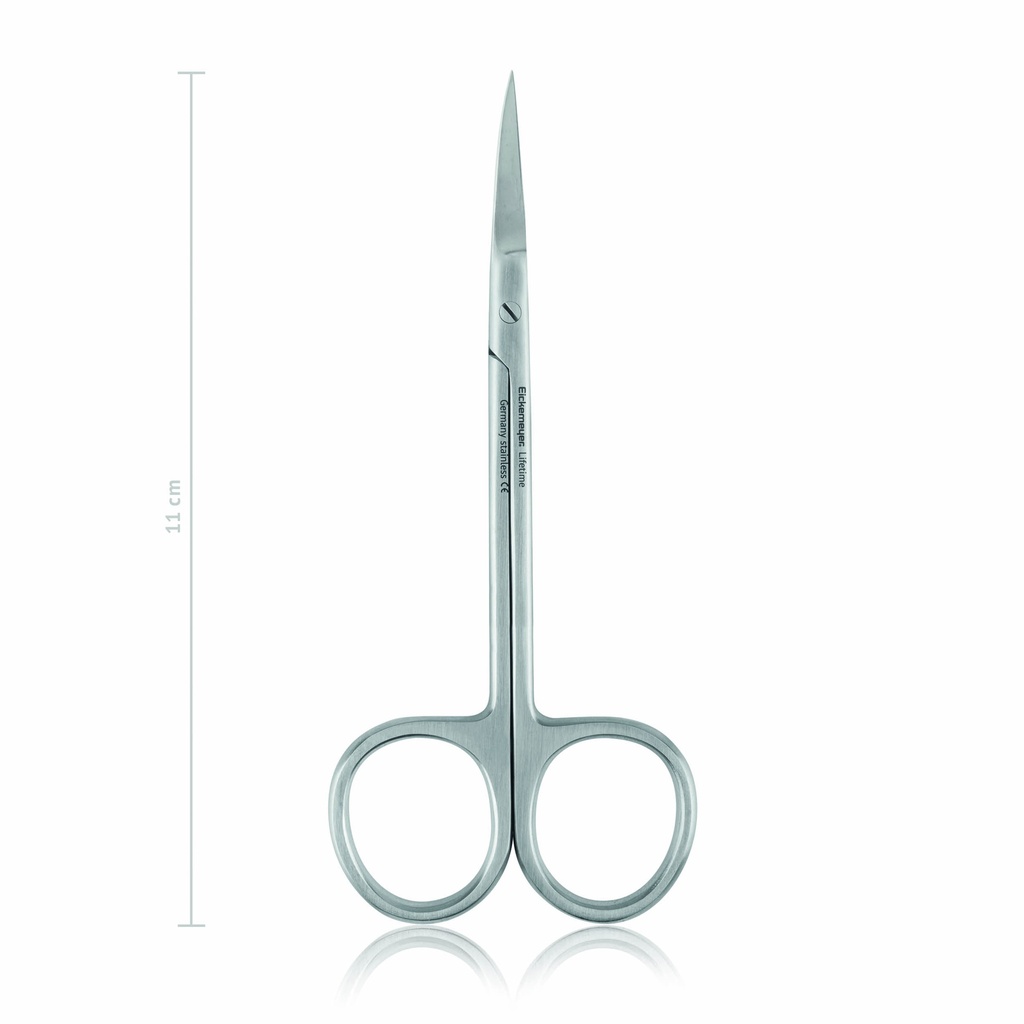 [110711] Schere IRIS, fein, spitz/spitz, 11 cm, gebogen