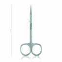 Irisschere, 11 cm, fein, gebogen, sp/sp