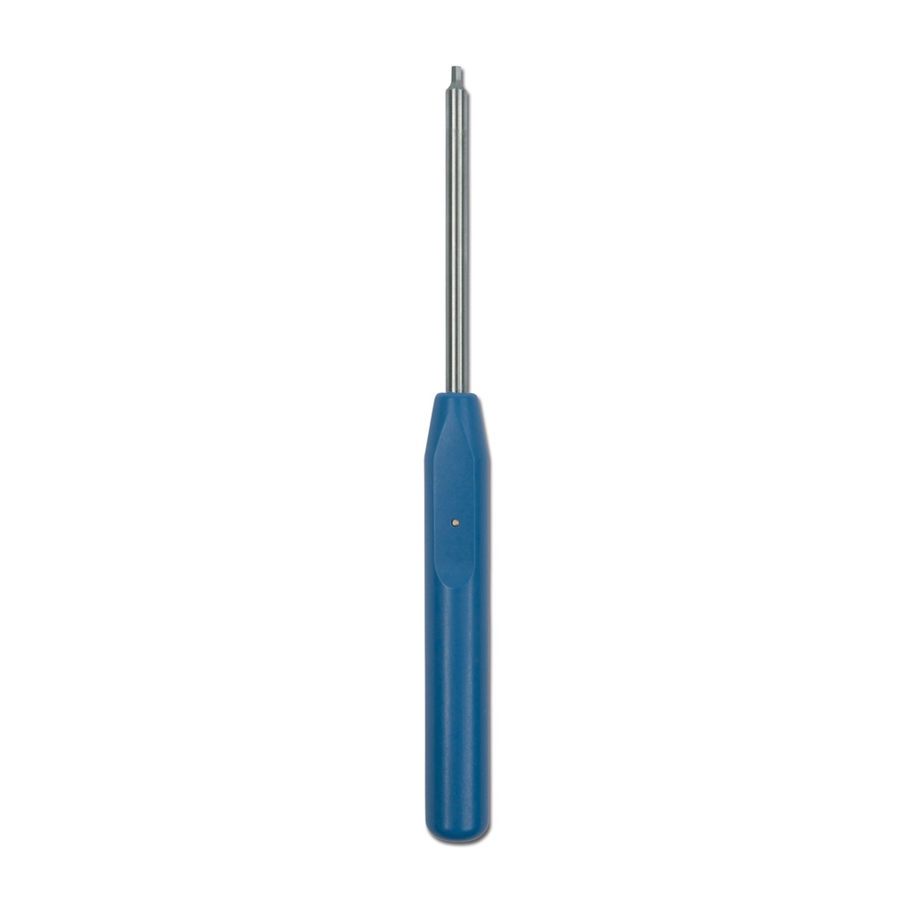 Schraubenzieher m. Hartpreßgriff, LS 5, für Corticalis-Schrauben 1,5 und 2 mm 