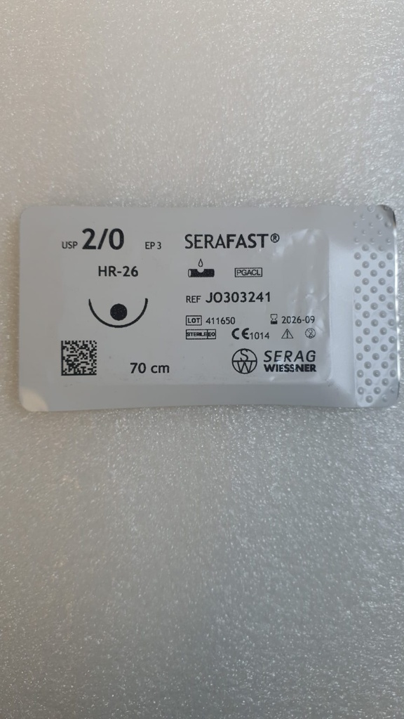 Serafast EP 3, USP 2/0 Round bodied needle 