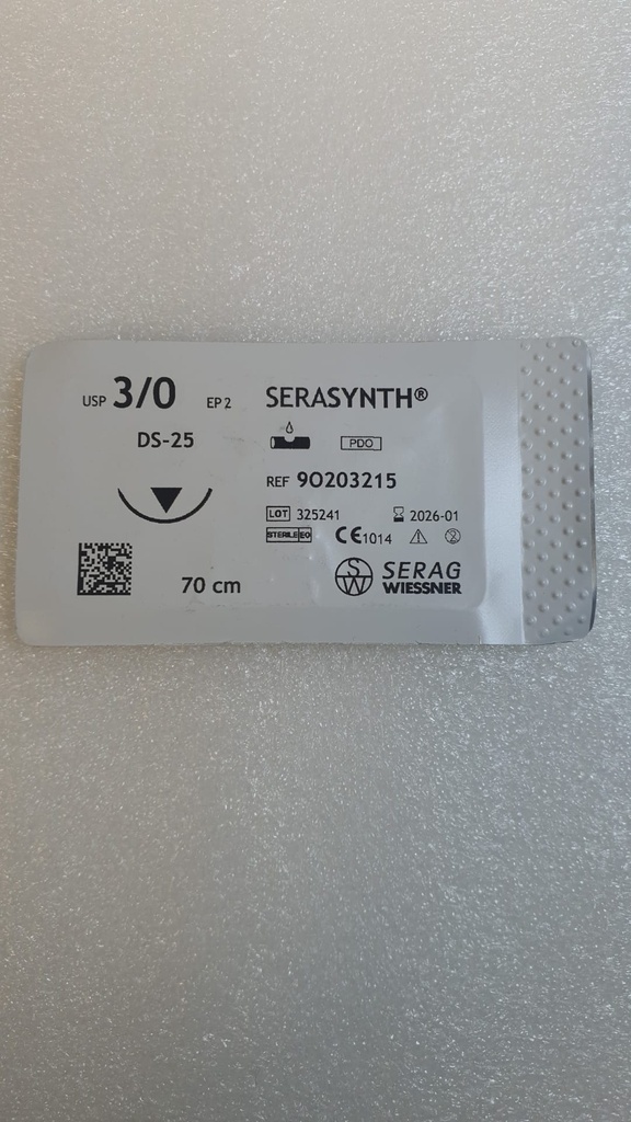 Serasinth EP 2, USP 3/0 Reverse cutting needle 