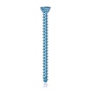 Titan-Verriegelungsschraube Ø2.7x 34 mm,  multidirektional, blau, Torx 10, selbstbohrend, selbsschneidend