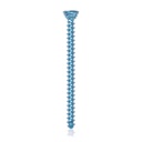Titan-Verriegelungsschraube Ø2.7x 36 mm,  multidirektional, blau, Torx 10, selbstbohrend, selbsschneidend