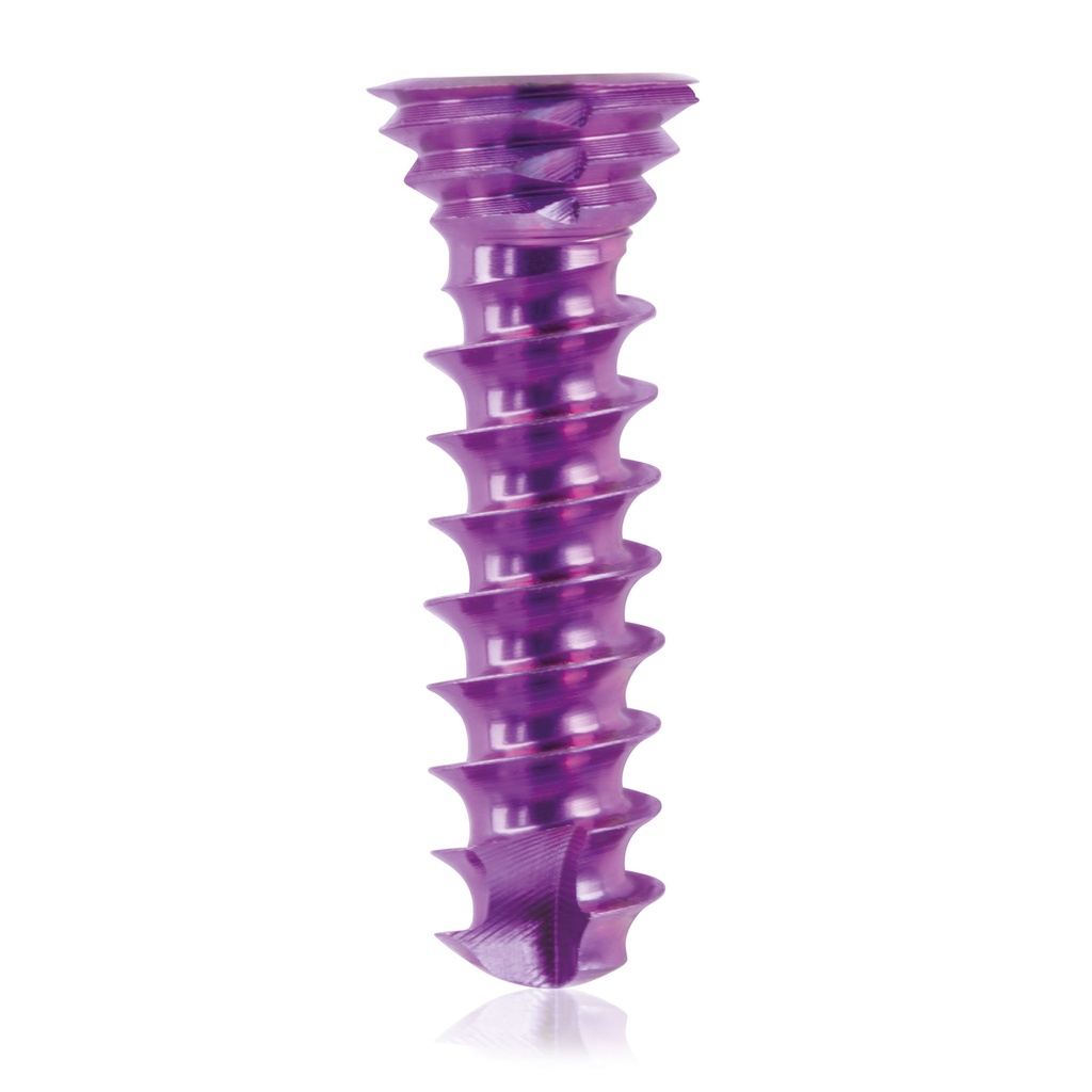 [185572] Titan-Verriegelungsschraube Ø3,5x 14 mm, multidirektional, magenta, Torx 10, selbstbohrend, selbsschneidend