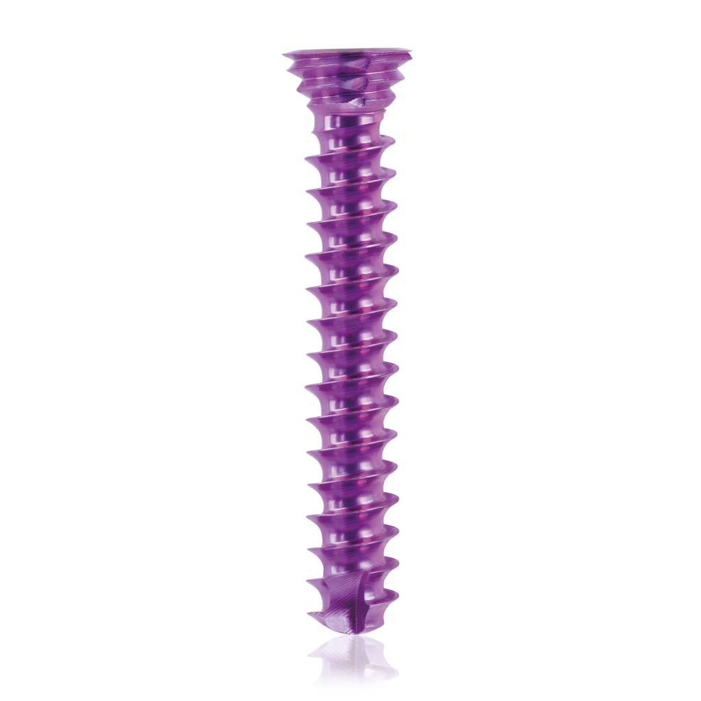 [185576] Titan-Verriegelungsschraube Ø3,5x 22 mm,  multidirektional, magenta, Torx 10 selbstbohrend, selbsschneidend