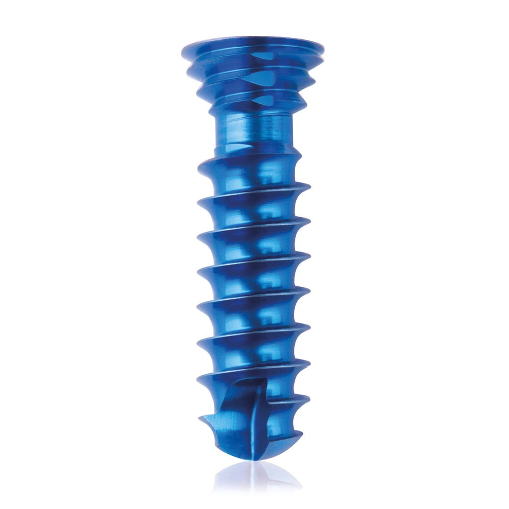 [185592] Titan-Verriegelungsschraube Ø4x 14 mm,  multidirektional, blau, Torx 10, selbstbohrend, selbsschneidend
