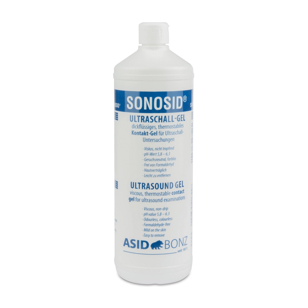 [303931] Ultraschallgel, 1 ltr. Flasche NICHT FÜR OPHTHALMOLOGISCHE UNTER- SUCHUNGEN GEEIGNET !!!