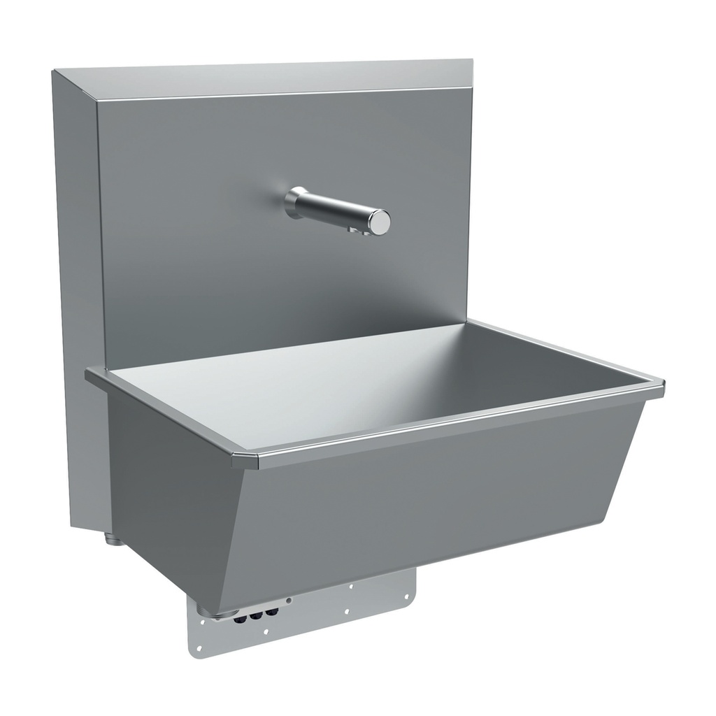[639076] Waschbecken aus Edelstahl574 x 520 x 687 mm (LxBxH) mit IR Sensor