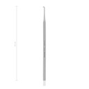 Zahnreiniger, hakenförmig  