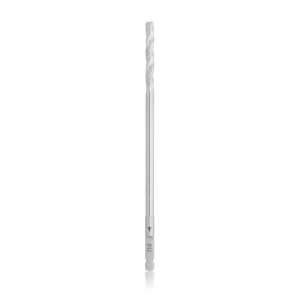 Spiralbohrer kanuliert, Ø 4.2 mm, Ø 2.2 mm, L 120 mm, AO - Schaft