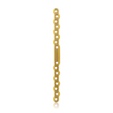 EickLoxx S-Typ Knochenplatte 16-Loch, 180 x 12 x 4,5 mm, Titan gold
