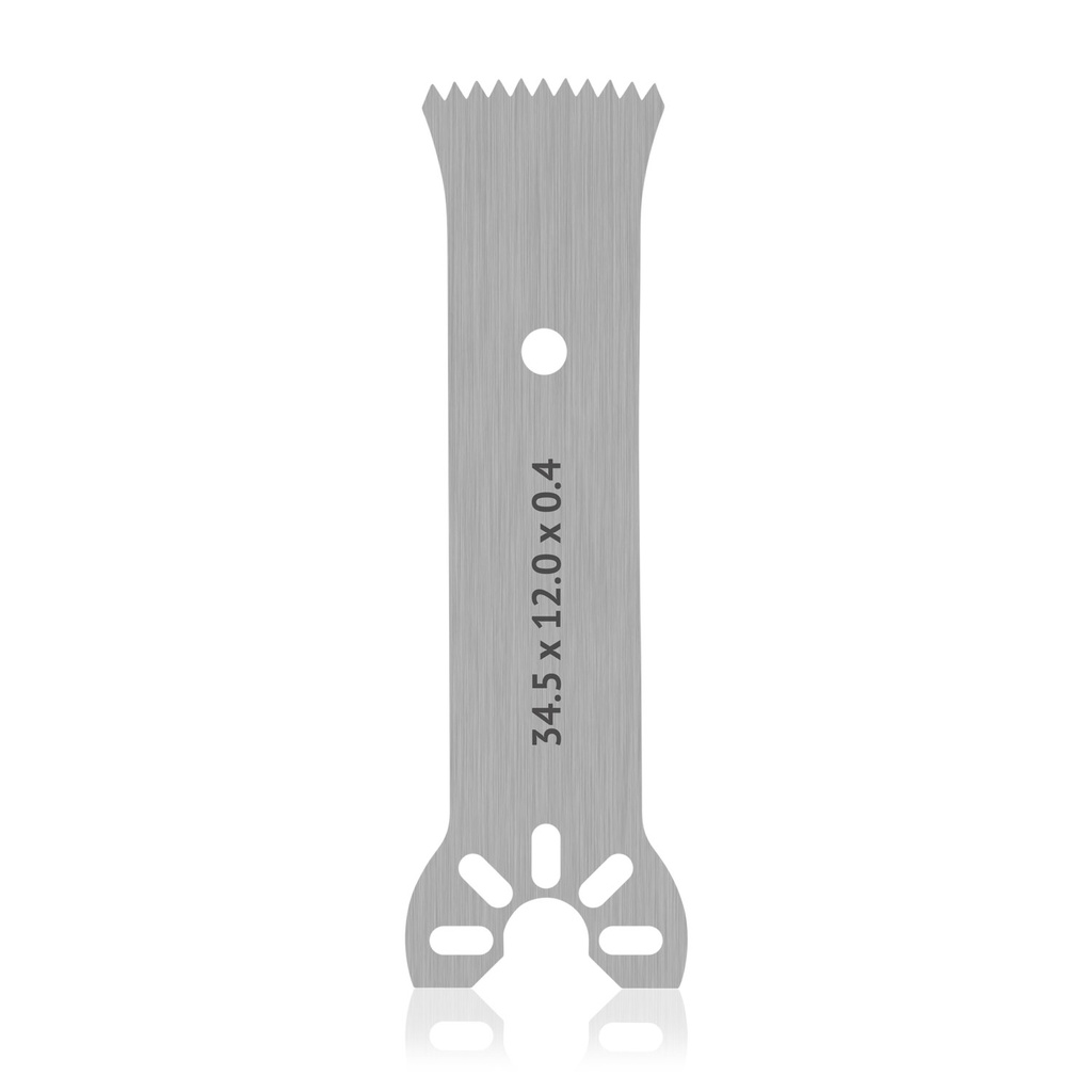 Sägeblatt Stryker-Aufnahme, L 34,5 x B 12 x H 0,4 mm