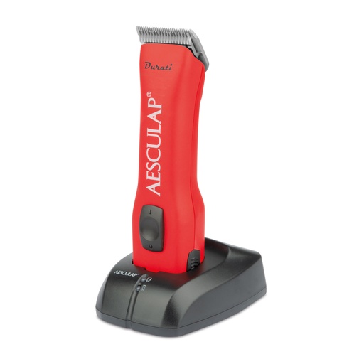 [90400002] Akkuschermaschine Durati, Signalrot, mit 1 Akku, inklusive Scherkopf GT330