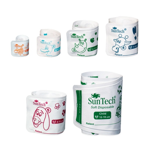 [217246] Manschetten-Set, 6-teilig für SunTech Vet20, Vet25 und Vet30