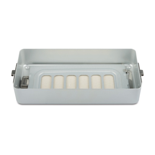 [500617] 6 cm hohes Bodenteil zu Klein-Set-Container, perforiert, 300 x 140 x 60 mm, grau