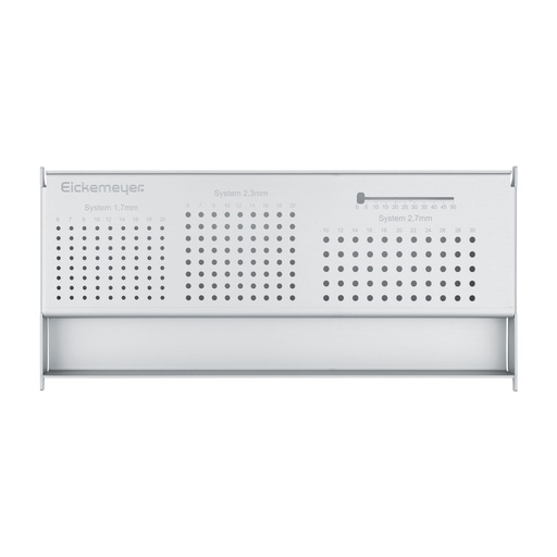 [188018] Schraubenbänkchen mit Deckel für Schrauben Diam. 1,5, 2,3 und 2,7 mm