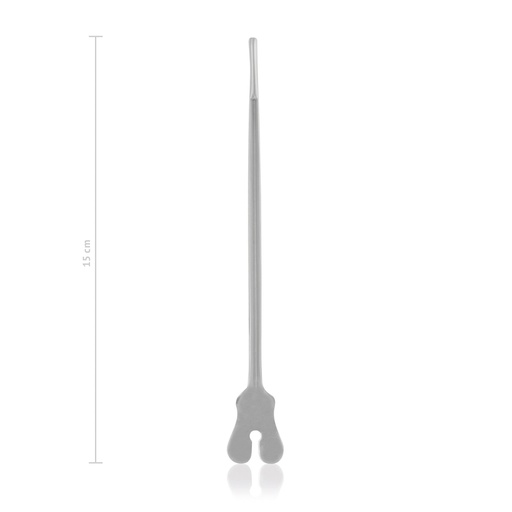 [155015] Hohlsonde mit Knopf, 15 cm  