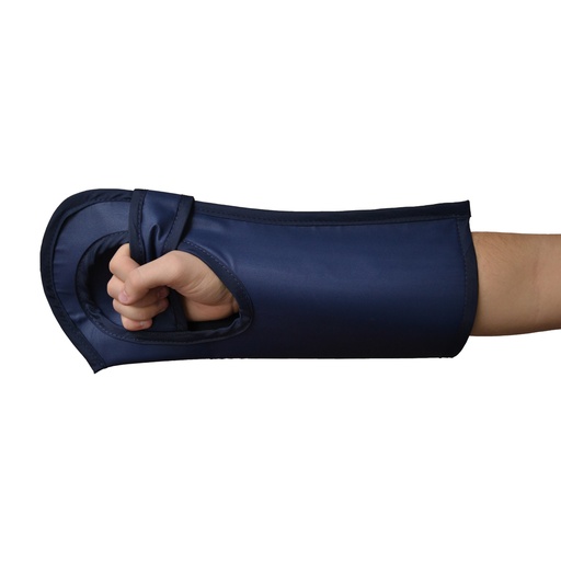 [705750] Röntgen-Handschutz, groß, mit Klettverschluß, blau, Pb 0,5 mm, Paar Breite 18 cm, Länge 40 cm