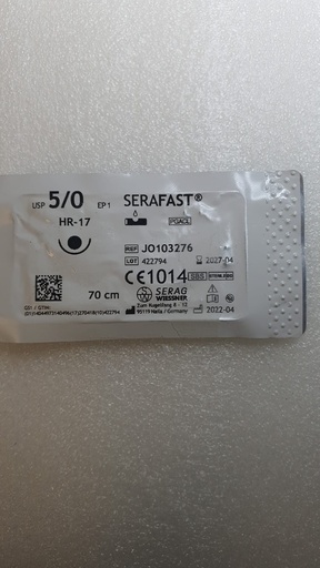 [050874] Serafast EP 1, USP 5/0 Round bodied needle 