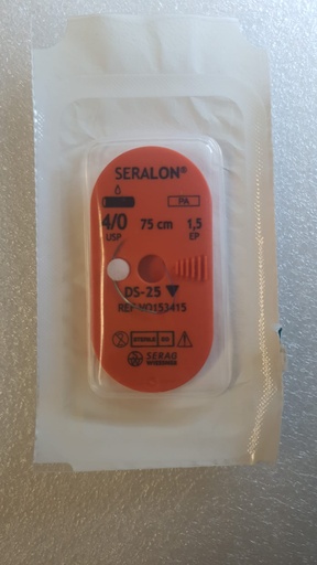 [050885] Seralon EP 1,5, USP 4/0 Triangular needle 