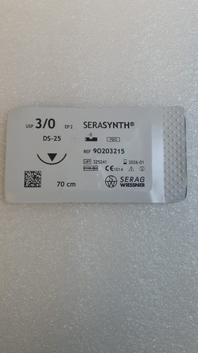 [050879] Serasinth EP 2, USP 3/0 Reverse cutting needle 