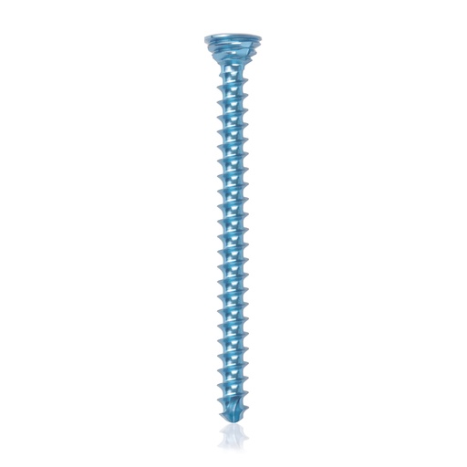 [185601] Titan-Verriegelungsschraube Ø2.7x 34 mm,  multidirektional, blau, Torx 10, selbstbohrend, selbsschneidend